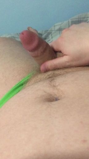 Panties and bra masturbation