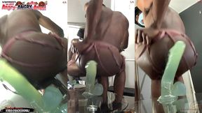 members only bonus! ( 3 angles! ) ass monkey s ass lips - gay sex bottom bitch deep anal in panties - angle 3/4/5 of 6