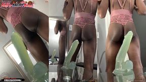 members only bonus! ( 3 angles! ) ass monkey s ass lips - gay sex bottom bitch deep anal in panties - angle 3/4/5 of 6