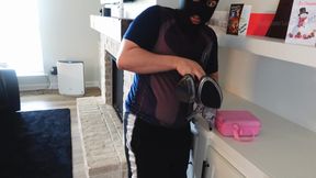 Goddess Leah takes on a burglar