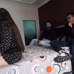 Latin Slut Swinger Wives Fuck Two Strangers And Drink Their Milk For Some Money