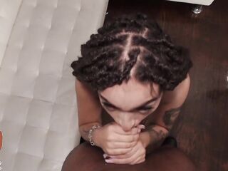 Latin sweetheart Bitch Screwed BBC & Got A Big Facial