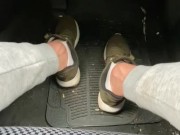 AlphaMaleXXL Trainers, ankle socks and feet