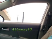 Ginger showing off cock in public