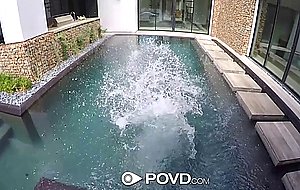 Scarlett Sage screwed by the pool
