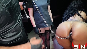 Ebony Big Booty Slut Gets Hardcore BBC BDSM