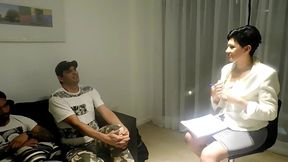 13 esposa ninfomana, psicologa inventa terapia de grupo con sus dos maridos para poder enfiestarse a un paciente 13