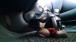 CANDID ACCIDENTAL Plushie trample in Combat Boots WMV