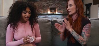 Sophia Locke Teases TS Eva Maxim’s Hard Cock Before Sucking