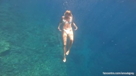 My naked stories Anouk Grey - naked underwater fun