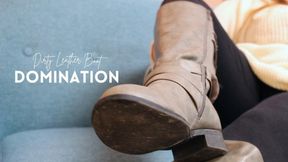 DIRTY LEATHER BOOT DOMINATION