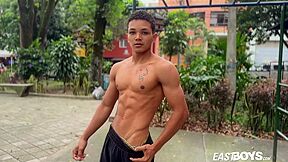 Sexy Teen 18+ Latino Hunk Oil Worship