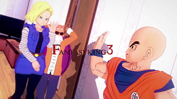 Kame Roshi fucking Android 18 behind Krillin&#039_s back | Dragon Ball Zex 5 | Free POV | Full movie on Sheer &amp_ PTRN: Fantasyking3