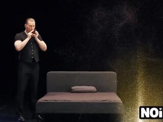 NOIR4K. Gorgeous eighteen years angel can't control her climax, after trying this penis