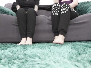 Footsie Turns Into Screwing Featuring Sinn Sage, Charlotte Sartre