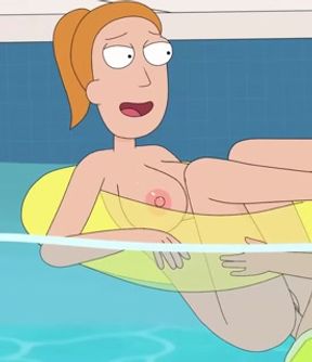 Rick and Morty - A Way Back Home - Sex Scene Only - Part 65 Summer Fucked In The Pool By LoveSkySanX