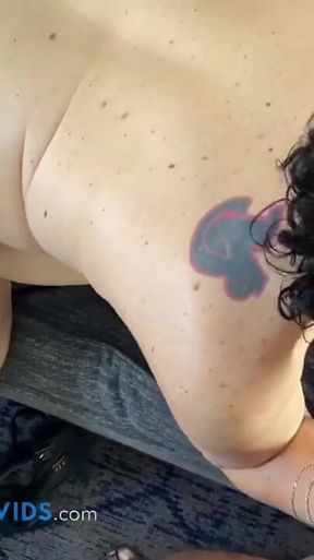 Mature Slut Cum on Face and Hair