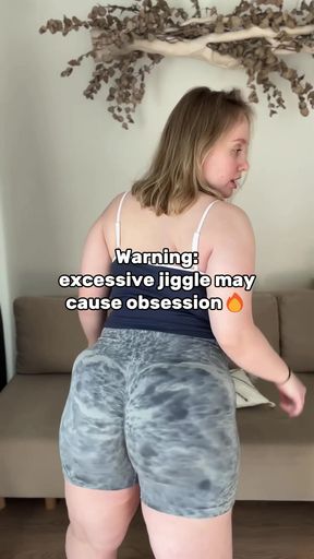 Woman in camo shorts