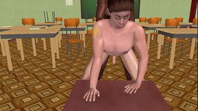 4K Vertical Animated 3D Gay Scene &ndash_ Passionate Moment From Behind