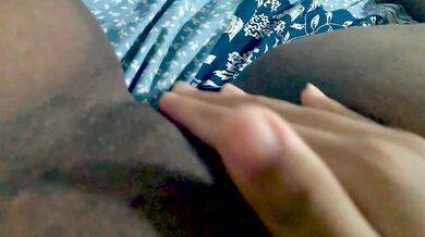 Her latin mom pussy drenched like a slut while fingering herself