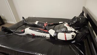 Rubber biker drone self-pleasure