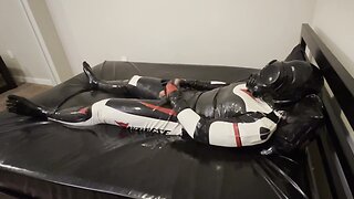 Rubber biker drone self-pleasure