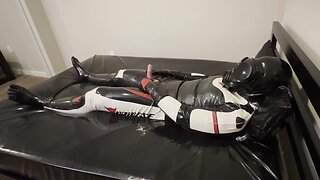 Rubber biker drone self-pleasure