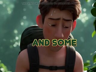 A Mossborn Femboy Forest-Nymph Finds a Hiker and Gets Bred Unfathomable Multiple Times