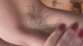Close Up Sweaty Pit Worship
