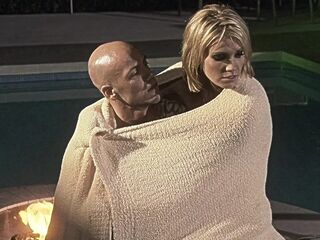 Wicked blond chick gets banged by the pool
