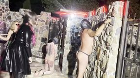 Mistress Zeida whips and savages helpless duo in terrible pain