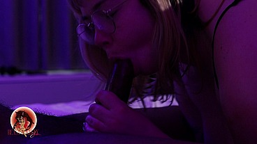 Fucking Olivia Raine raw and giving her a mouthful of cum