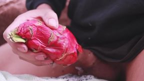 I Was So Horny I Used A Dragon Fruit To Jerk Off And Then Took A Long Piss