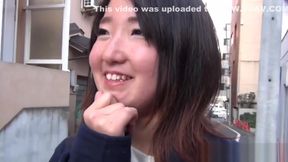 Sneaky Japanese babe, 18 and wild,bethumping bust in public