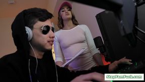 Stepbro Helps teen 18+ Stepsis After Licking And Fucking Her