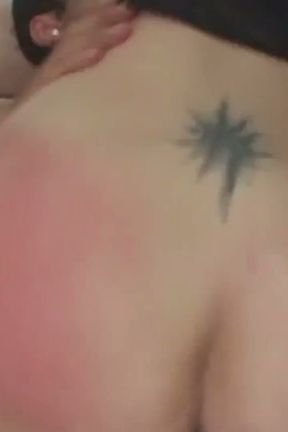 Brandy Showering in Rough Sex While Her Partner Rattles the Whole Bed
