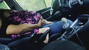 Fucking best friends sister full enjoy in the car sucking cock liking pussy &amp_ fuck the pussy by hard penis
