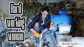 Hard working woman