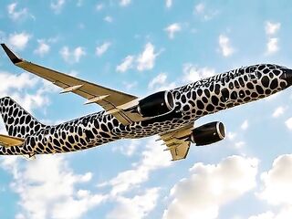 Anal Sex on a Plane with a Ebony Stud - AI GENERATION ANAL