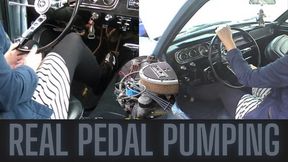 Wanna See A Hot Girl Pedal Pumping & Cold Start A Classic Mustang?