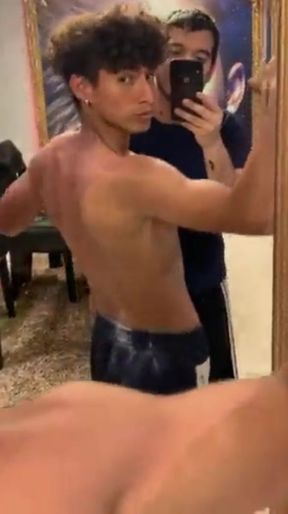 Never-before-seen clip of gay anal sex in the shower!