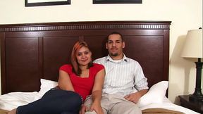 Dee Makes Her First Naughty Video With Her Husband And Swallows His Jizz