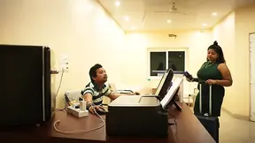 Hotel manager gets naughty with young guest in room 208