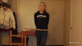 Instructors Bellybutton And Booty Crack