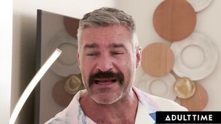 ADULT TIME - Baddie Katie Kush Stretches Asshole For FIRST TIME ANAL 3-WAY & Spitroast With In-Laws!