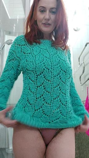 I Knitted Myself a Top and a Sweater, Bragging)))
