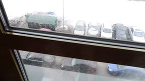 Tattooed busty mom with short hair gets a taste of my long cock