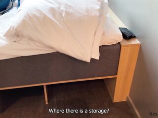 Stepmother Share a Daybed In A Hotel Room