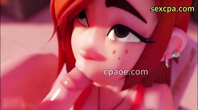 Grown dipper’s throat gagged by Wendy’s wet mouth