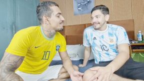 WHO KISSES BETTER, THE BRAZILIAN OR THE ARGENTINE? - BY JACK HARRIS AND CARLOS HERNANDES - CLIP 1